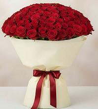 Букет 101 Красная роза Милано в Кохме