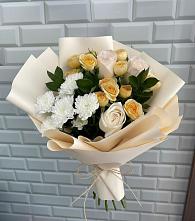 Букет цветов из:  Розы и Хризантемы в Кохме