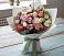 Букет цветов из: Розы, Лизиантусы и Гвоздики в Кохме