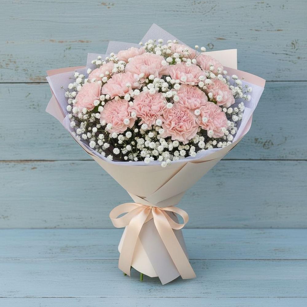 Букет цветов из: Гвоздики в Кохме