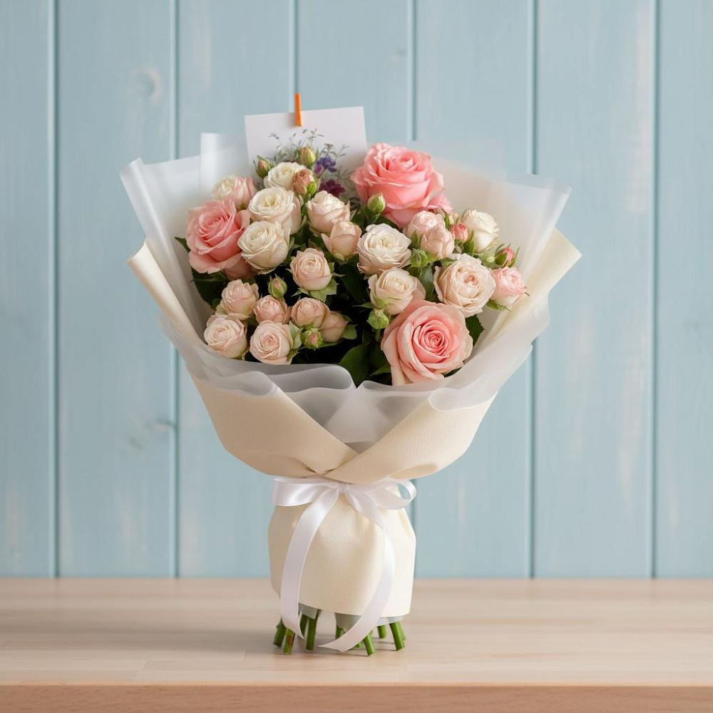 Букет цветов из: Розы в Кохме