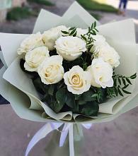 Букет Белые розы Проуд #REPLACE_PRED# Кохме