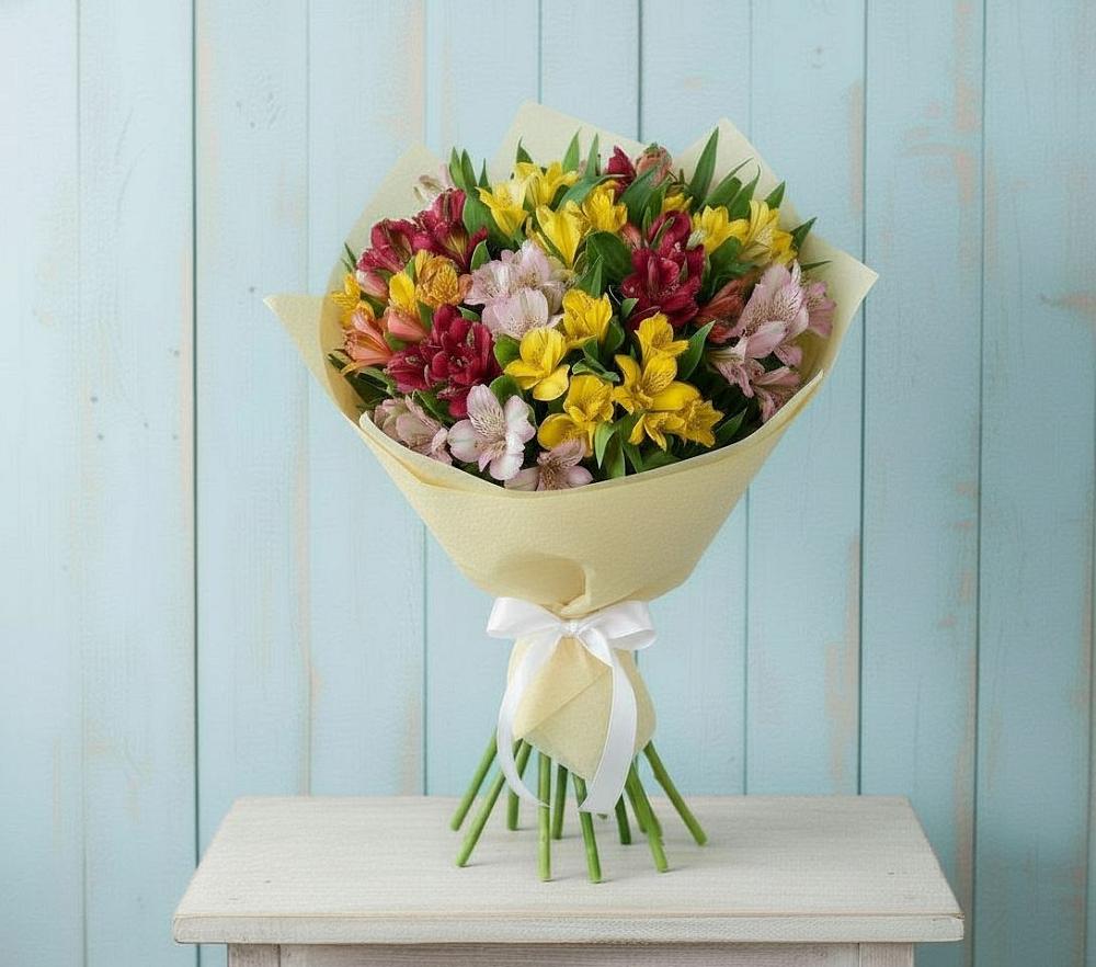 Букет цветов из: Альстромерии в Кохме