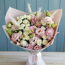 Букет цветов из:  Альстромерии и Розы в Кохме