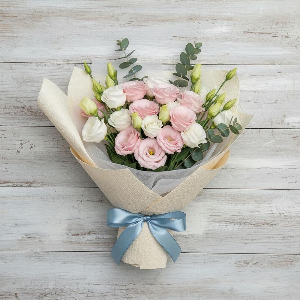 Букет цветов из: Лизиантусы в Кохме